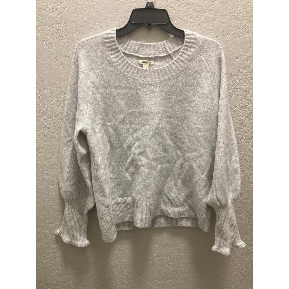 Goodthreads Women Large Gray Sweater